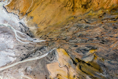 Full frame shot of rock formations