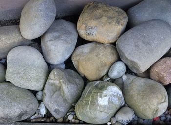 Full frame shot of stones