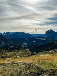 Scenic view of landscape against sky