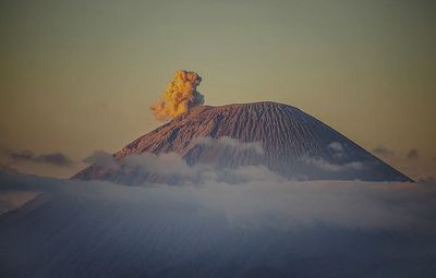 Scenic view of snow covered landscape