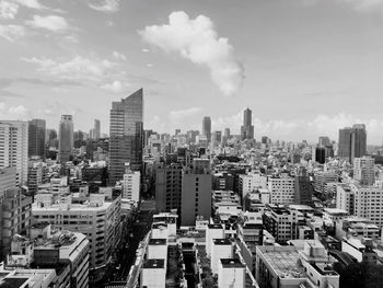 Cityscape against sky