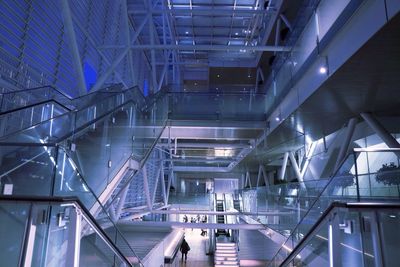 Staircase in modern building