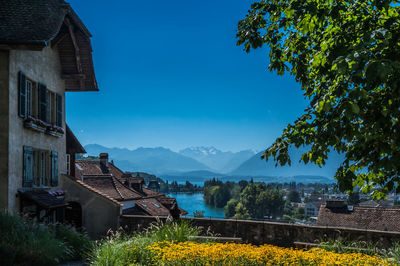 Motive from thun city at thunersee, switzerland