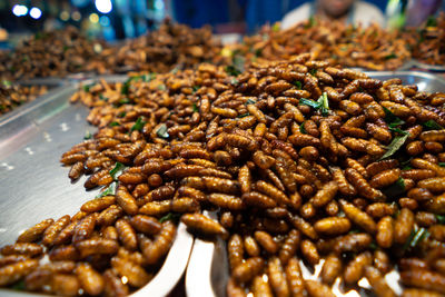 Close-up of food in market