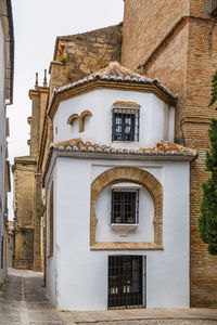 Low angle view of building against sky