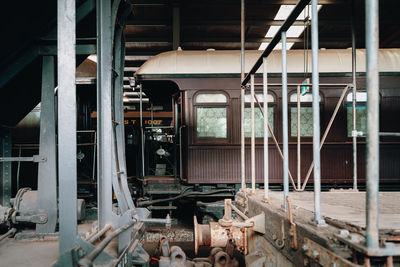 Interior of abandoned building