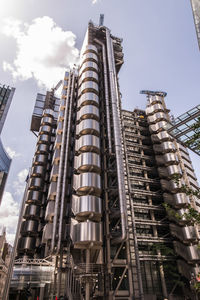 Low angle view of building against sky