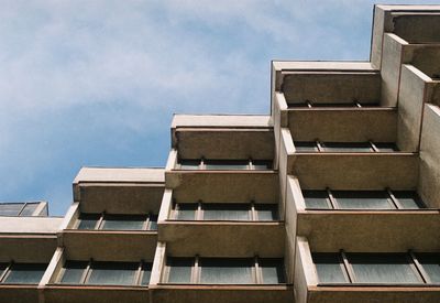 Low angle view of building against sky