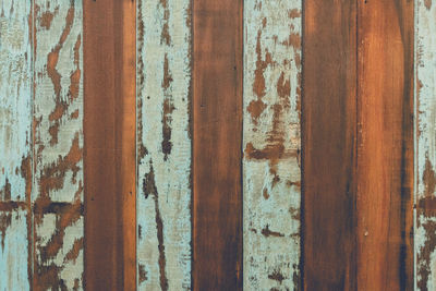 Full frame shot of weathered wooden wall