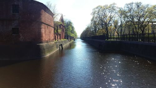 Canal along buildings