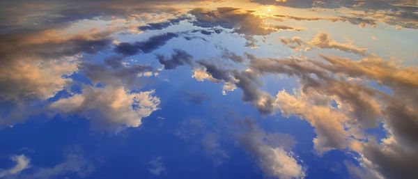 Low angle view of clouds in sky