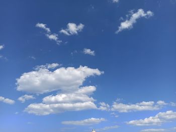 Low angle view of clouds in sky