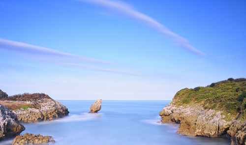 Panoramic view of sea against sky