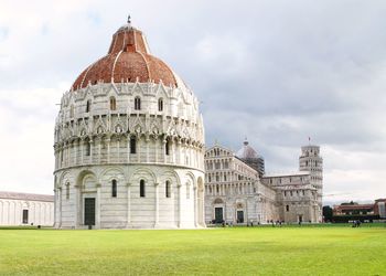 View of cathedral against cloudy sky