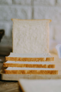 Close-up of food on table