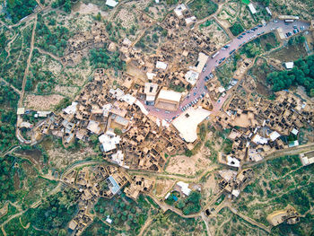 High angle view of cityscape