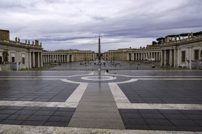 Panoramic view - obelisco piazza san pietro città del vaticano