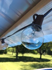 Close-up of light bulb