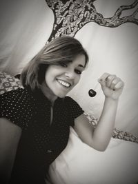 Portrait of woman smiling