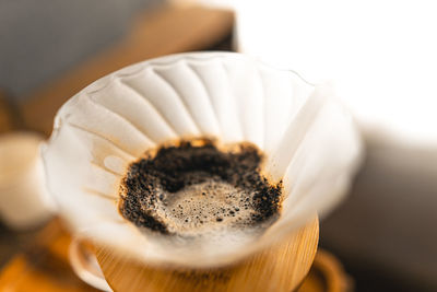 Close-up of coffee cup