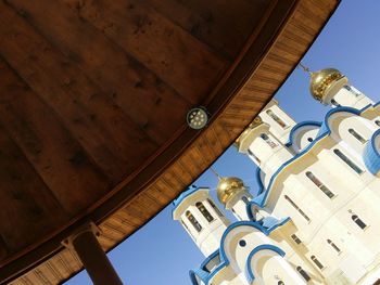 Low angle view of building against sky