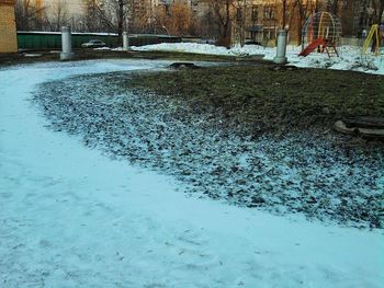 Snow covered landscape