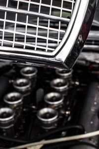 Close-up of piano keys