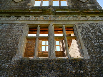 Low angle view of historical building