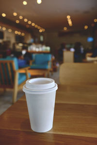 Close-up of drink on table