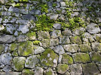 Full frame shot of stone wall