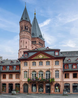 Beautiful cityscape of mainz, rhineland-palatinate, germany