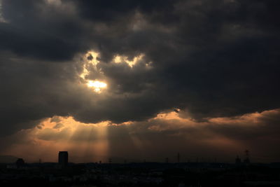 Scenic view of dramatic sky