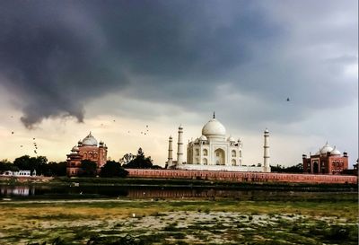 View of church against cloudy sky