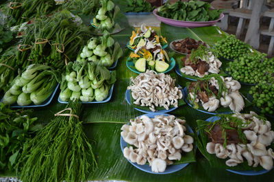 Vegetables in market