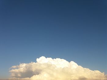 Low angle view of clouds in sky