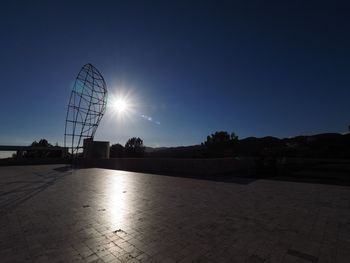 Sun shining through clouds