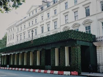 Low angle view of building against sky