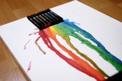 Close-up of food on table