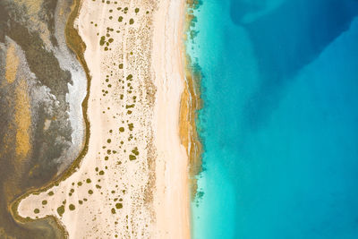 Aerial view of beach