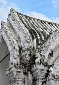 Low angle view of built structure against clear sky