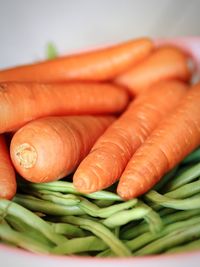 Close-up of chopped vegetables on table