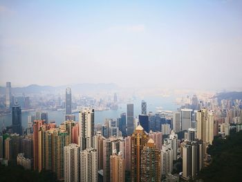 Aerial view of hong kong