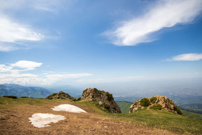 Scenic view of landscape against sky