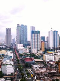 Buildings in city