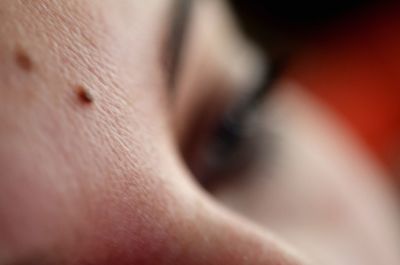 Close-up of woman eye