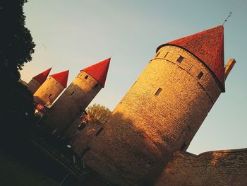 Low angle view of built structure