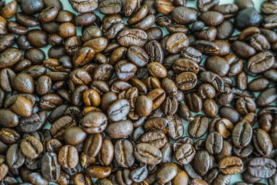 Full frame shot of coffee beans