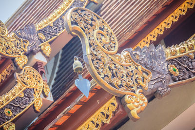 Low angle view of ornate building