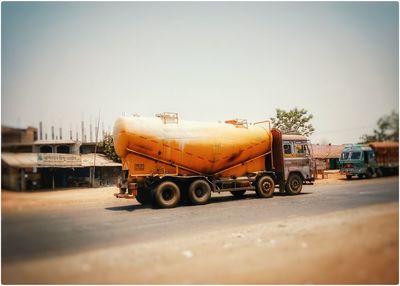 Car on road