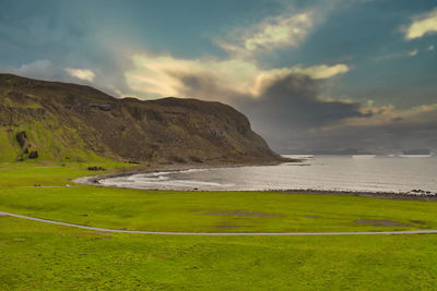 Scenic view of landscape against sky